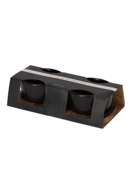 Jens Living Bits & Bites Bo Duo Zwart 20x15x5.5cm 1stuks Jens Living Bits & Bites Bo Duo Zwart 20x15x5.5cm 1stuks