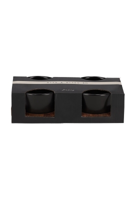 Jens Living Bits & Bites Bo Duo Zwart 20x15x5.5cm 1stuks Jens Living Bits & Bites Bo Duo Zwart 20x15x5.5cm 1stuks
