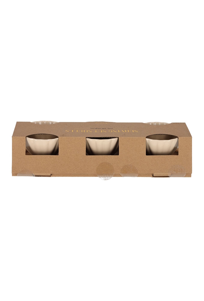 Jens Living Serveerset Met Schelp Schaaltjes Beige 30x9x6cm 1stuks