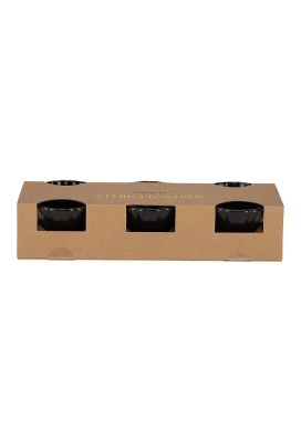 Jens Living Serveerset Met Schelp Schaaltjes Zwart 30x9x6cm 1stuks