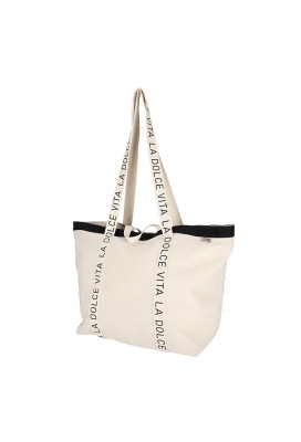 Jens Living Shopper Dolce Vita Zwart 59x2x42cm 1stuks Jens Living Shopper Dolce Vita Zwart 59x2x42cm 1stuks