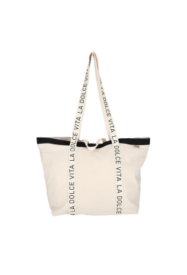 Jens Living Shopper Dolce Vita Zwart 59x2x42cm 1stuks Jens Living Shopper Dolce Vita Zwart 59x2x42cm 1stuks