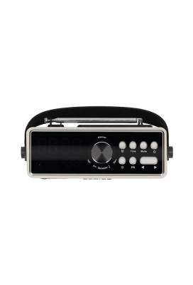 Brainz Retro Clock Speaker Wit 18x7.5x11.2cm 1stuks Brainz Retro Clock Speaker Wit 18x7.5x11.2cm 1stuks