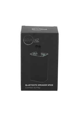 Brainz Speaker Spike Zwart 6x4.6x10cm 1stuks Brainz Speaker Spike Zwart 6x4.6x10cm 1stuks