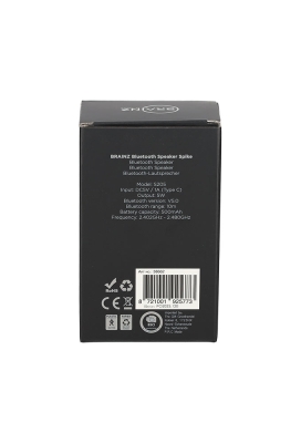 Brainz Speaker Spike Zwart 6x4.6x10cm 1stuks Brainz Speaker Spike Zwart 6x4.6x10cm 1stuks