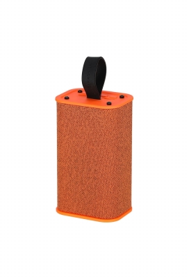 Brainz Speaker Spike Oranje 6x4.6x10cm 1stuks Brainz Speaker Spike Oranje 6x4.6x10cm 1stuks