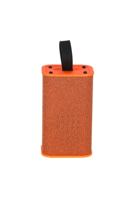 Brainz Speaker Spike Oranje 6x4.6x10cm 1stuks Brainz Speaker Spike Oranje 6x4.6x10cm 1stuks