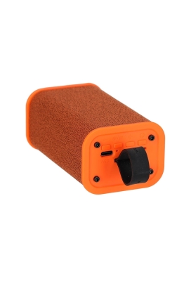 Brainz Speaker Spike Oranje 6x4.6x10cm 1stuks Brainz Speaker Spike Oranje 6x4.6x10cm 1stuks