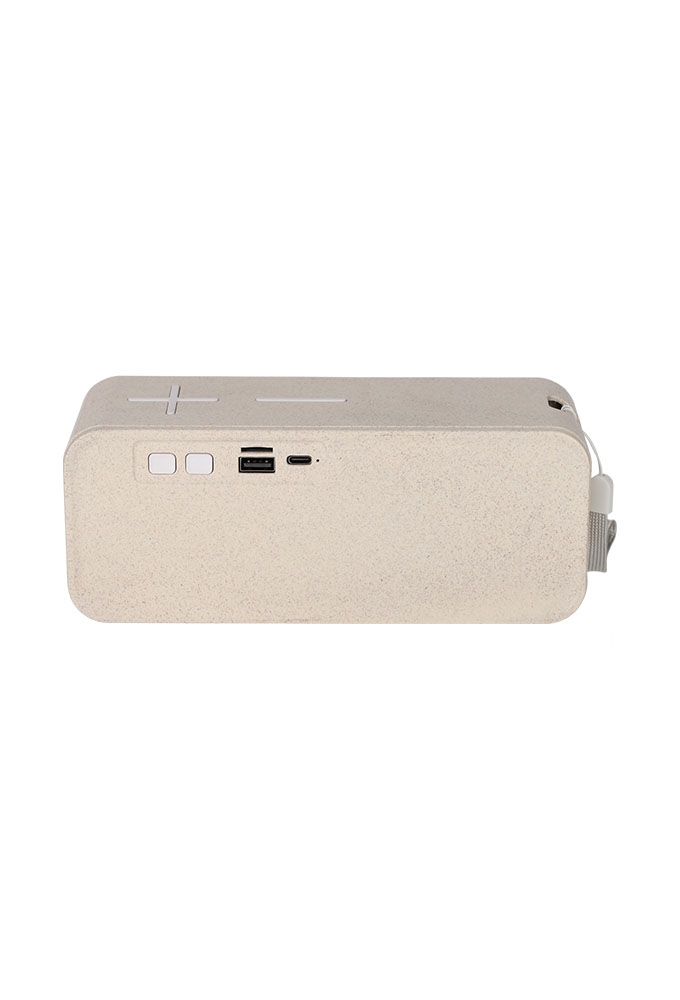 Brainz Speaker Dex Wheatstraw Naturel 20x7x8cm 1stuks Brainz Speaker Dex Wheatstraw Naturel 20x7x8cm 1stuks