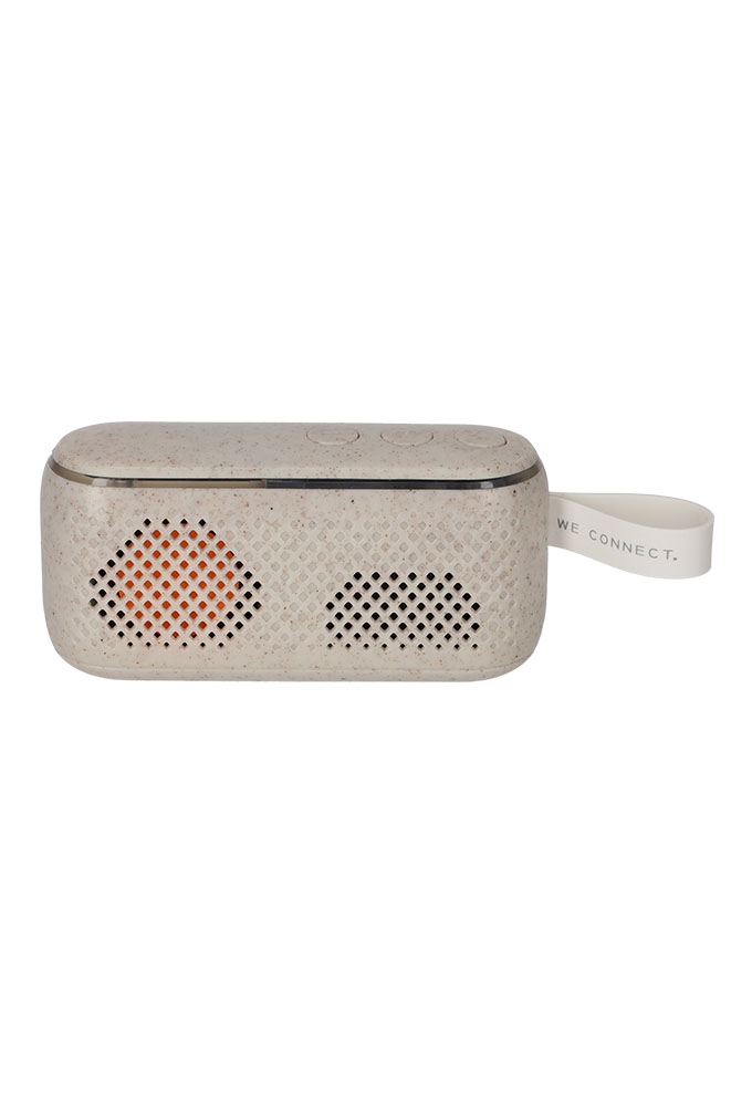 Brainz Speaker Lenn Wheatstraw Naturel 11.4x5.6x3.7cm 1stuks