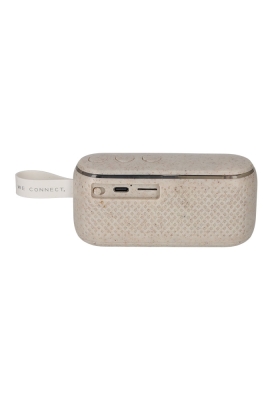 Brainz Speaker Lenn Wheatstraw Naturel 11.4x5.6x3.7cm 1stuks Brainz Speaker Lenn Wheatstraw Naturel 11.4x5.6x3.7cm 1stuks