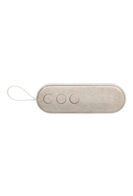 Brainz Speaker Lenn Wheatstraw Naturel 11.4x5.6x3.7cm 1stuks Brainz Speaker Lenn Wheatstraw Naturel 11.4x5.6x3.7cm 1stuks