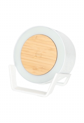 Brainz Led Charger Speaker Vic Wheatstraw Naturel 13.8x11.5x12.6cm 1st Brainz Led Charger Speaker Vic Wheatstraw Naturel 13.8x11.5x12.6cm 1st