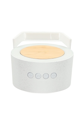 Brainz Led Charger Speaker Vic Wheatstraw Naturel 13.8x11.5x12.6cm 1st Brainz Led Charger Speaker Vic Wheatstraw Naturel 13.8x11.5x12.6cm 1st