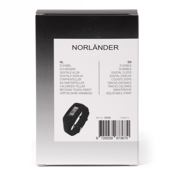 Norlander Fitness Tracker 25x2.5x1.5cm 1stuks