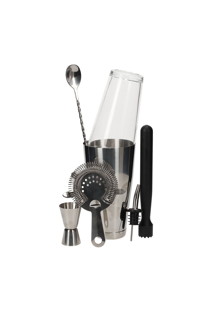 Jens Living Cocktail Shaker Set 9.5x9.5x26cm 1stuks