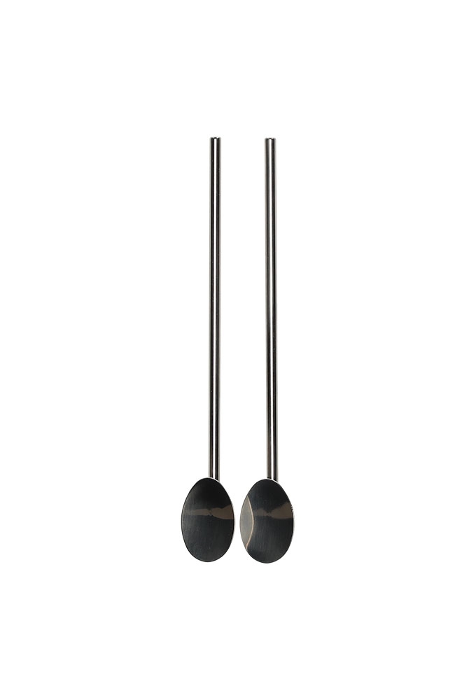 Jens Living 2 in 1 Roerlepels set van 2stuks 2.5x1x18cm 1stuks