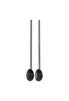 Jens Living 2 in 1 Roerlepels set van 2stuks 2.5x1x18cm 1stuks