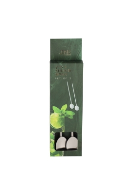 Jens Living 2 in 1 Roerlepels set van 2stuks 2.5x1x18cm 1stuks
