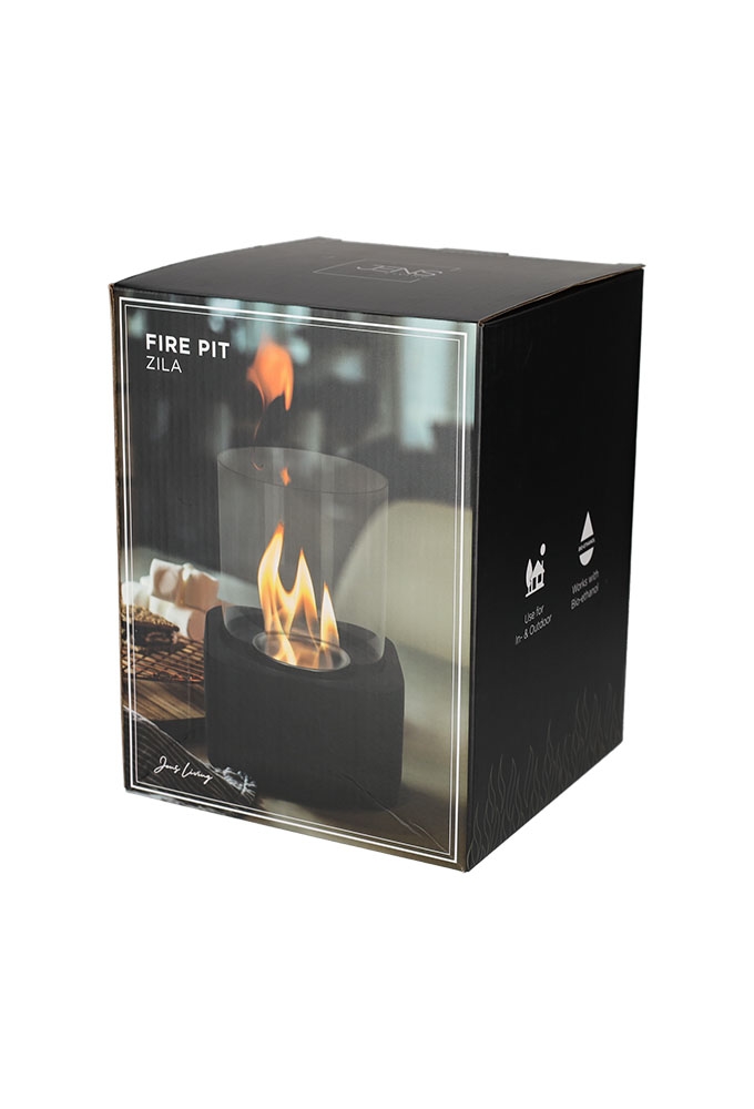 Jens Living Tafelhaard Zila Zwart 14.5x14.5x20.2cm 1stuks