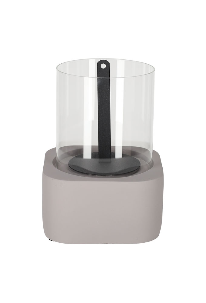 Jens Living Tafelhaard Zila Grijs 14.5x14.5x20.2cm 1stuks Jens Living Tafelhaard Zila Grijs 14.5x14.5x20.2cm 1stuks