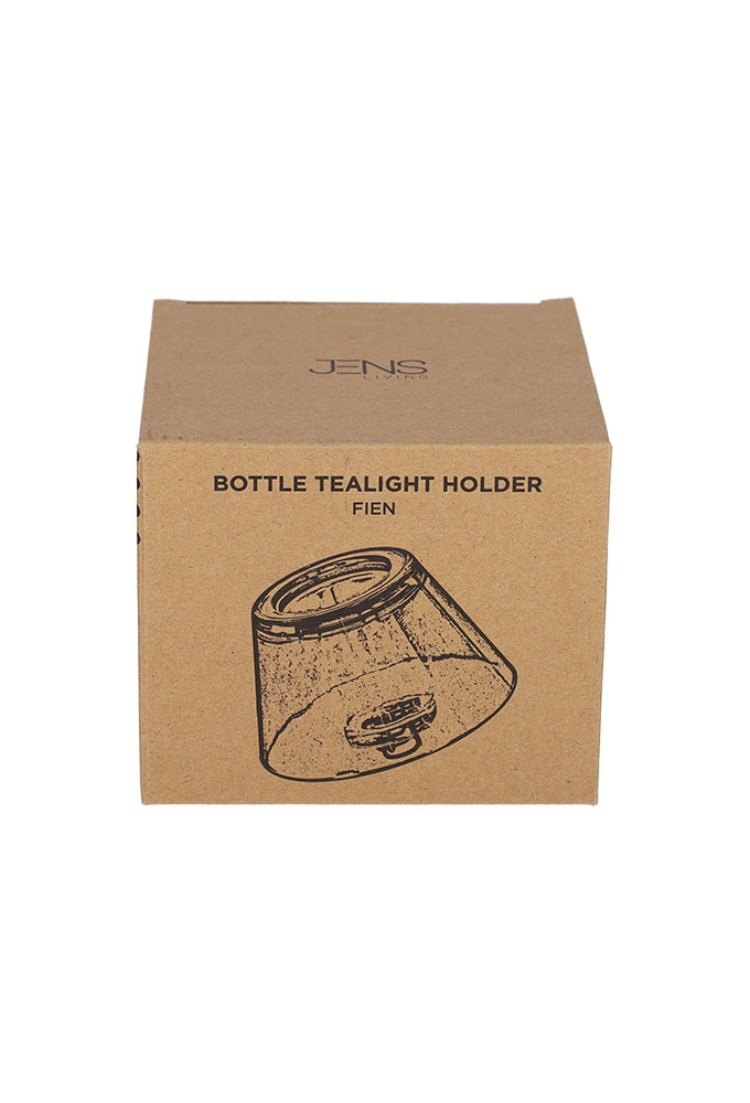 Jens Living Fles Theelichthouder Fien 12x12x10cm 1stuks