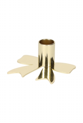 Jens Living Kandelaar Strik Goud Small 9x7x4cm 1stuks Jens Living Kandelaar Strik Goud Small 9x7x4cm 1stuks