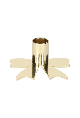 Jens Living Kandelaar Strik Goud Small 9x7x4cm 1stuks Jens Living Kandelaar Strik Goud Small 9x7x4cm 1stuks
