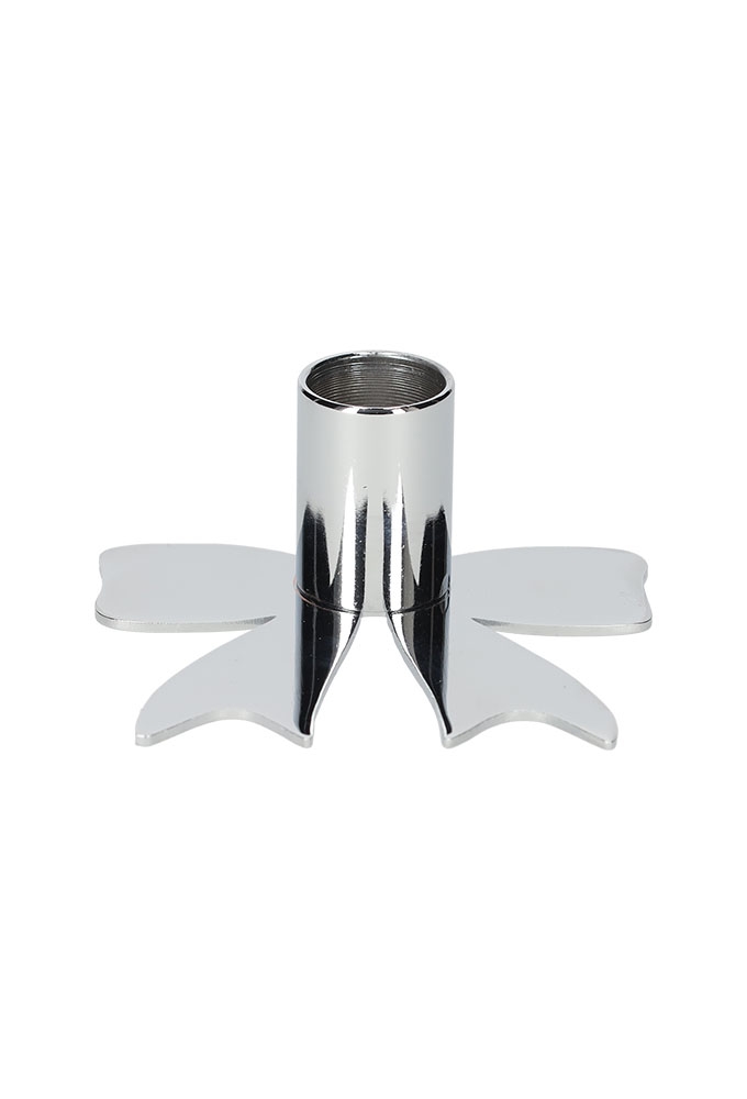 Jens Living Kandelaar Strik Zilver Small 9x7x4cm 1stuks Jens Living Kandelaar Strik Zilver Small 9x7x4cm 1stuks