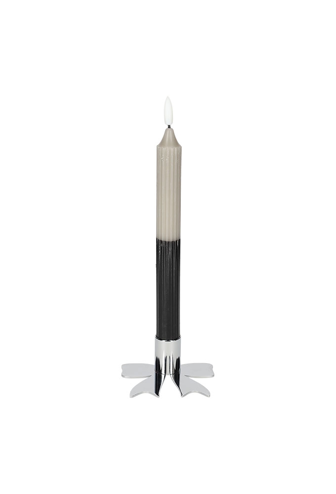 Jens Living Kandelaar Strik Zilver Small 9x7x4cm 1stuks Jens Living Kandelaar Strik Zilver Small 9x7x4cm 1stuks
