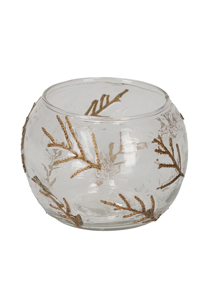 Jens Living Theelichthouder Bladeren Small 8x8x7cm 1stuks