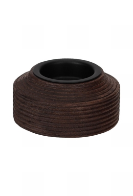 Jens Living Theelichthouder Teun Bruin Small 8x8x4cm 1stuks Jens Living Theelichthouder Teun Bruin Small 8x8x4cm 1stuks