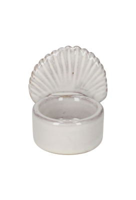 Jens Living Theelichthouder Schelp 6.5x7x7.5cm 1stuks Jens Living Theelichthouder Schelp 6.5x7x7.5cm 1stuks