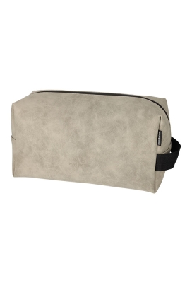 Norlander Nubuck Toilettas 2.0 Taupe 31.5x13x18cm 1stuks Norlander Nubuck Toilettas 2.0 Taupe 31.5x13x18cm 1stuks