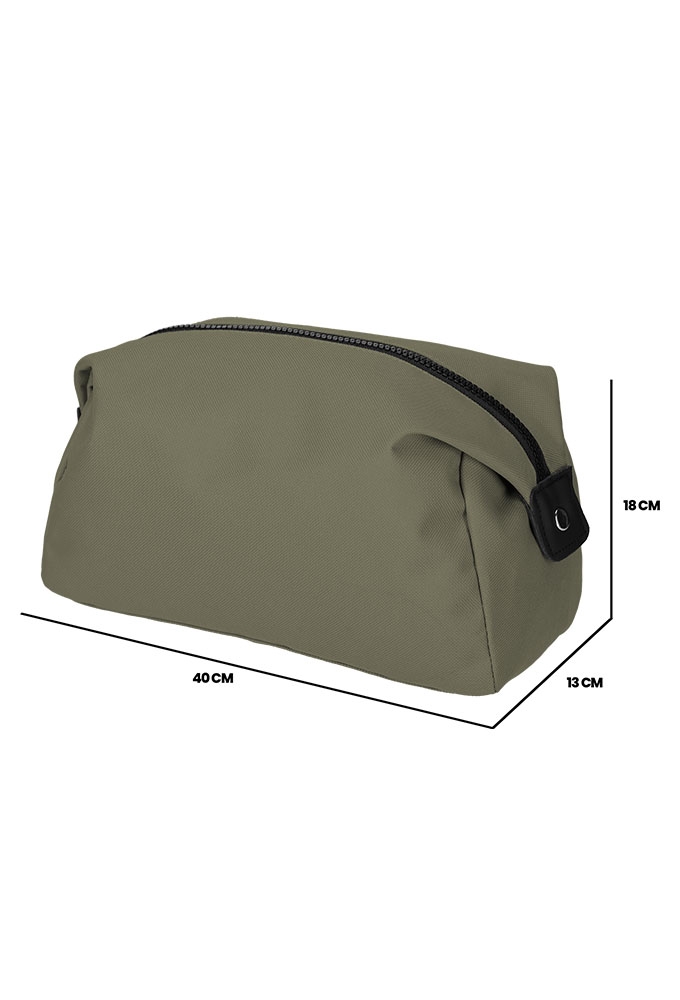 Norlander S.g. Toilettas Rpet 2.0 Olijfgroen 40x13x18cm 1stuks