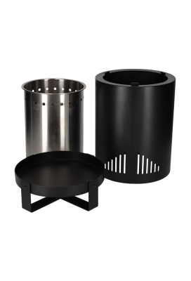 Norlander Vuurkorf Nolby Zwart 18x18x26cm 1stuks Norlander Vuurkorf Nolby Zwart 18x18x26cm 1stuks