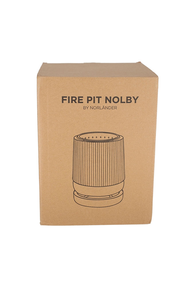 Norlander Vuurkorf Nolby Zwart 18x18x26cm 1stuks