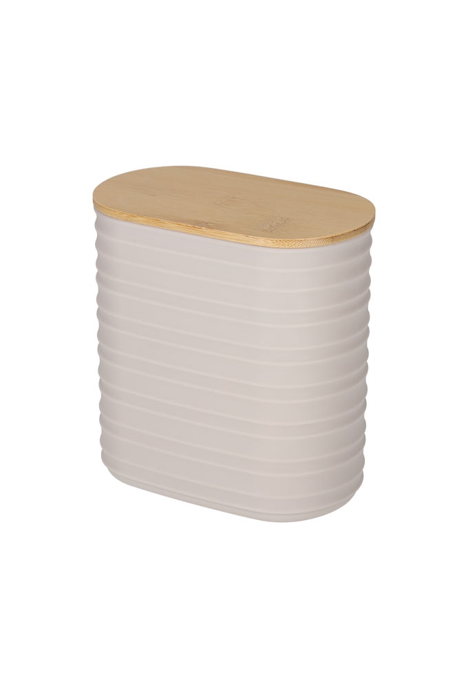 Jens Living Voorraadbus Ribbel Steengrijs Small 13.7x8x14.5cm 1stuks