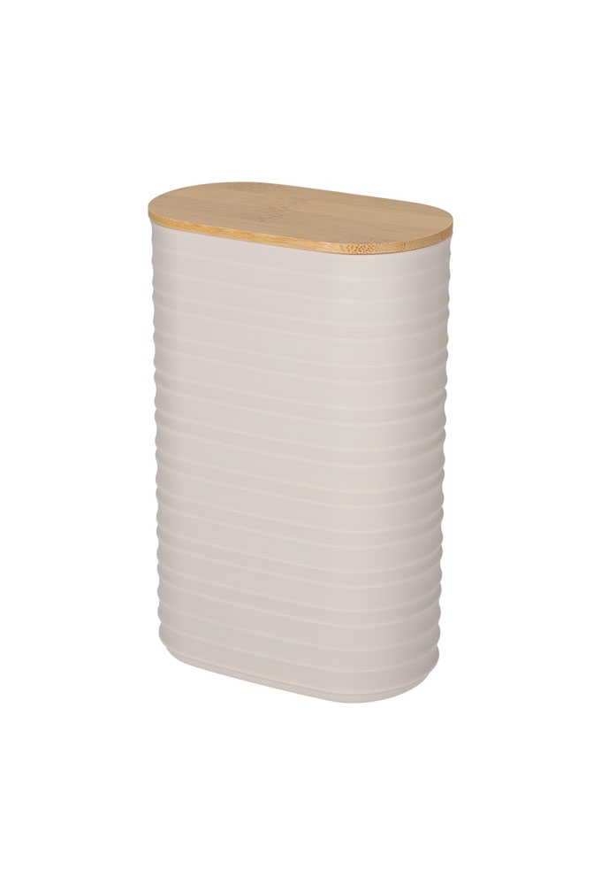 Jens Living Voorraadbus Ribbel Steengrijs Large 13.7x8x21.2cm 1stuks