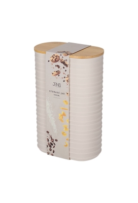 Jens Living Voorraadbus Ribbel Steengrijs Large 13.7x8x21.2cm 1stuks Jens Living Voorraadbus Ribbel Steengrijs Large 13.7x8x21.2cm 1stuks