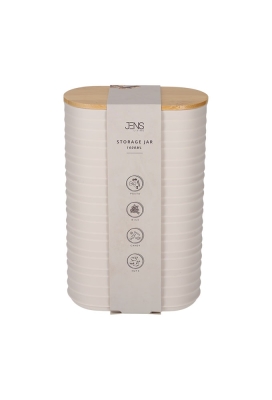 Jens Living Voorraadbus Ribbel Steengrijs Large 13.7x8x21.2cm 1stuks Jens Living Voorraadbus Ribbel Steengrijs Large 13.7x8x21.2cm 1stuks