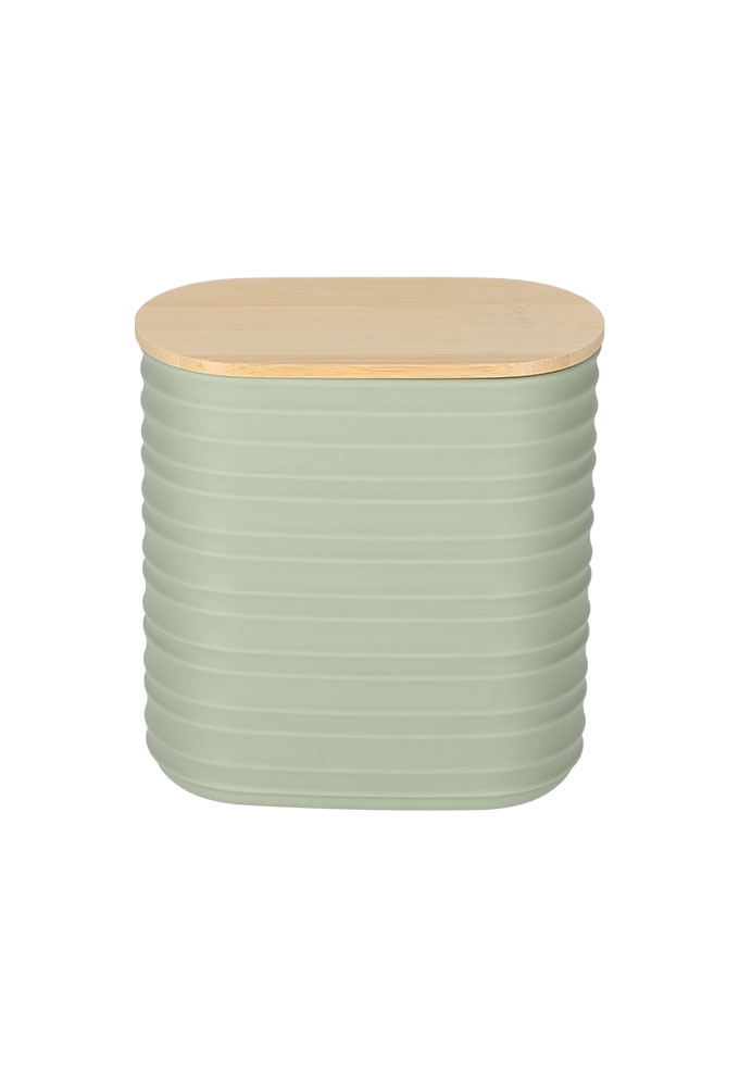 Jens Living Voorraadbus Ribbel Groen Small 13.7x8x14.5cm 1stuks Jens Living Voorraadbus Ribbel Groen Small 13.7x8x14.5cm 1stuks