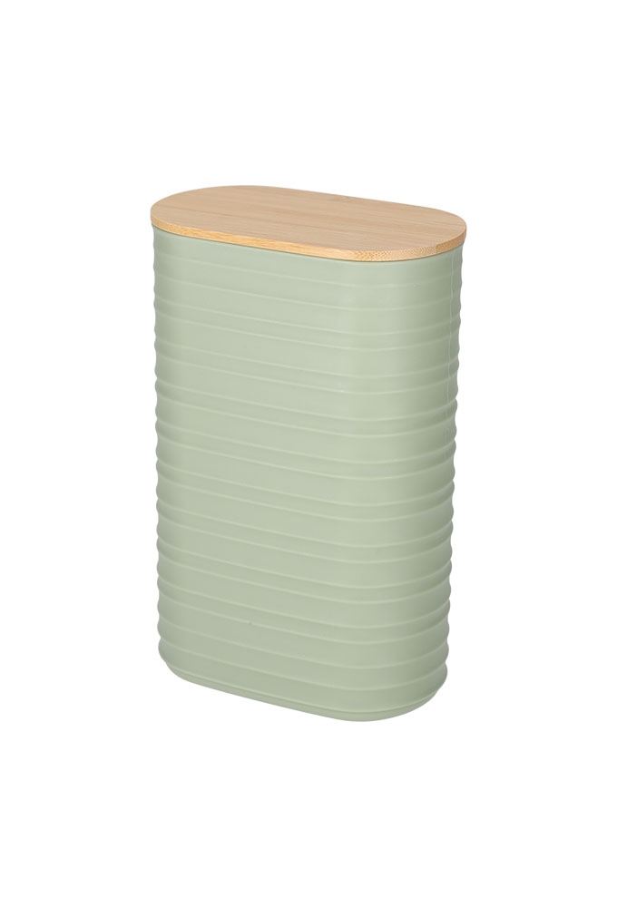 Jens Living Voorraadbus Ribbel Groen Large 13.7x8x21.2cm 1stuks Jens Living Voorraadbus Ribbel Groen Large 13.7x8x21.2cm 1stuks