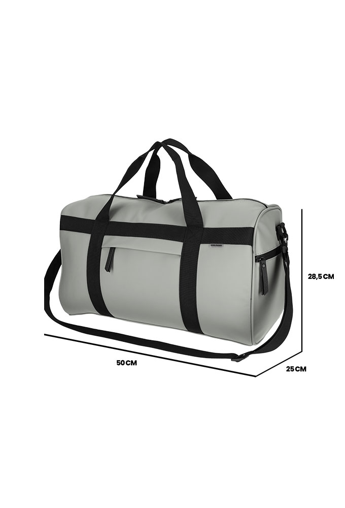 Norlander Dull Pu Sporttas 2.0 Grijs 53x28x31.5cm 1stuks Norlander Dull Pu Sporttas 2.0 Grijs 53x28x31.5cm 1stuks