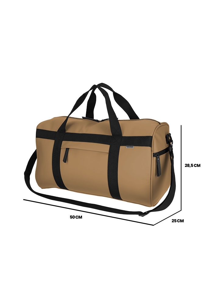 Norlander Dull Pu Sporttas 2.0 Bruin 53x28x31.5cm 1stuks Norlander Dull Pu Sporttas 2.0 Bruin 53x28x31.5cm 1stuks