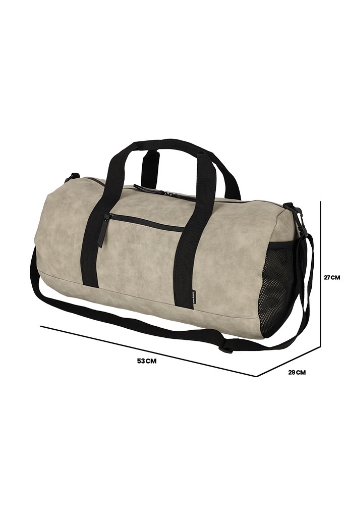 Norlander Nubuck Duffeltas Taupe 53x29x27cm 1stuks Norlander Nubuck Duffeltas Taupe 53x29x27cm 1stuks