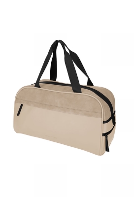 Norlander Pu Retro Sporttas Napolitana Taupe 49x24.5x27.5cm 1stuks Norlander Pu Retro Sporttas Napolitana Taupe 49x24.5x27.5cm 1stuks