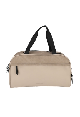Norlander Pu Retro Sporttas Napolitana Taupe 49x24.5x27.5cm 1stuks Norlander Pu Retro Sporttas Napolitana Taupe 49x24.5x27.5cm 1stuks