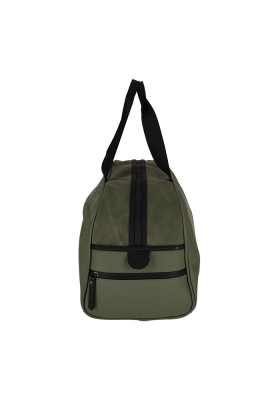 Norlander Pu Retro Sporttas Napolitana Groen 49x24.5x27.5cm 1stuks Norlander Pu Retro Sporttas Napolitana Groen 49x24.5x27.5cm 1stuks