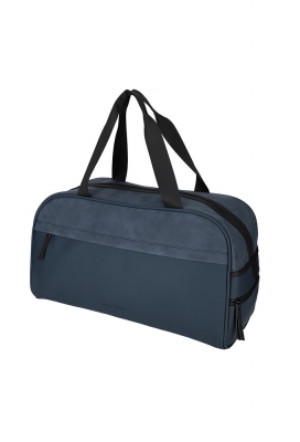 Norlander Pu Retro Sporttas Napolitana Blauw 49x24.5x27.5cm 1stuks Norlander Pu Retro Sporttas Napolitana Blauw 49x24.5x27.5cm 1stuks